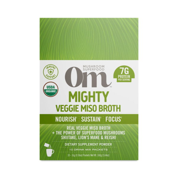 OM Mighty Veggie Miso Broth 5.64 oz box