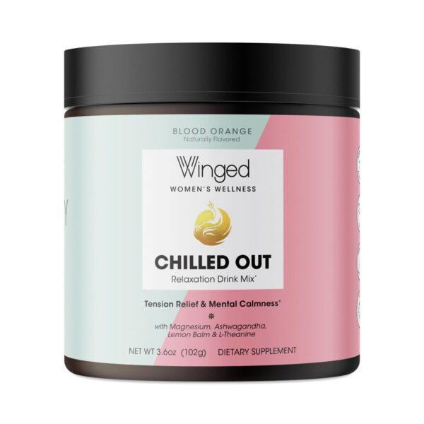 Winged Chilled Out Relaxation Drink Mix 3.6 oz jar