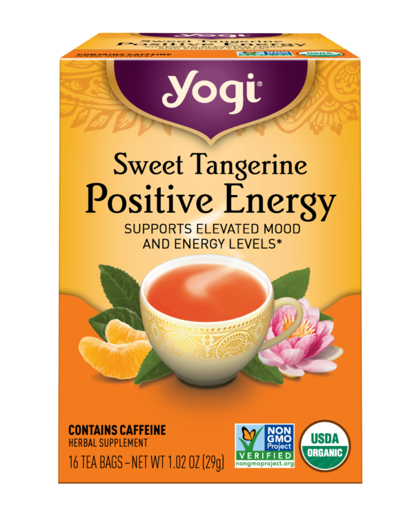 Yogi Tea Sweet Tangerine Positive Energy 16 count